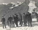 1975год.Руководство Республики на осмотре места горнолыжного центра
